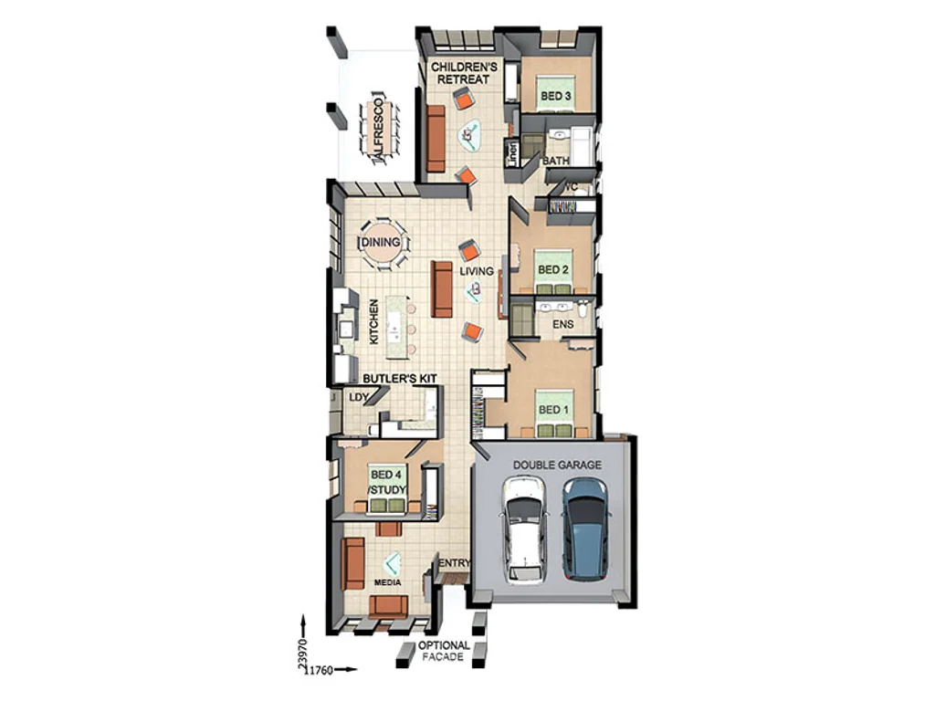 Kensington Grove 4Zimmer WANTING VALUE ON ACREAGE - CHECK THIS OUT