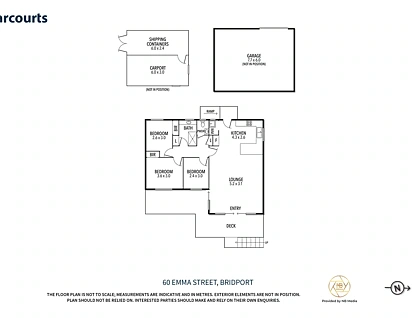 60 Emma Street, Bridport, TAS 7262, 3房, 1浴, 独立屋