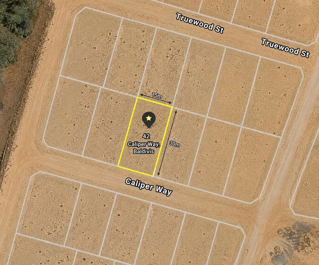 Baldivis TITLED 450m² LAND – READY TO BUILD | 42 CALIPER WAY, BALDIVIS
