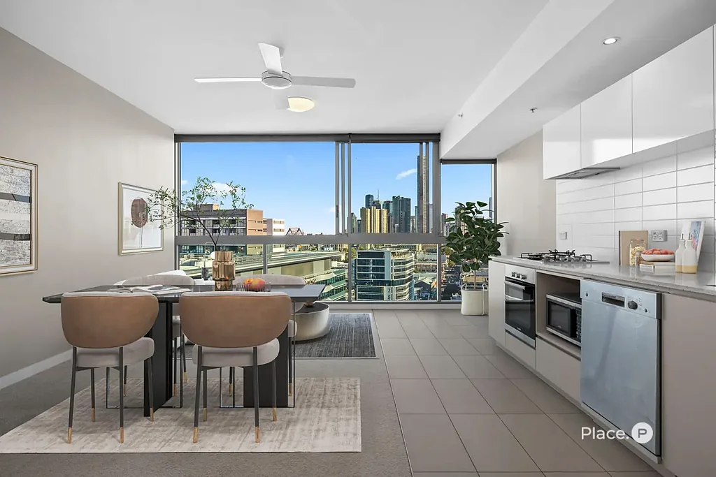 Fortitude Valley 1બેડરૂમ Elevated Mosaic Living with City Views and Rooftop Terrace