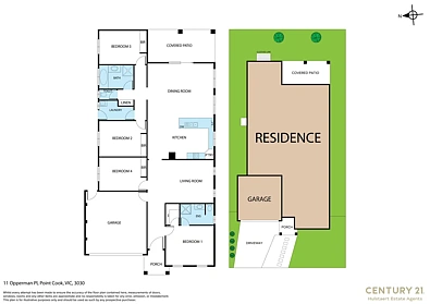 11 Opperman Place, Point Cook, VIC 3030, 4 phòng ngủ, 2 phòng tắm, House