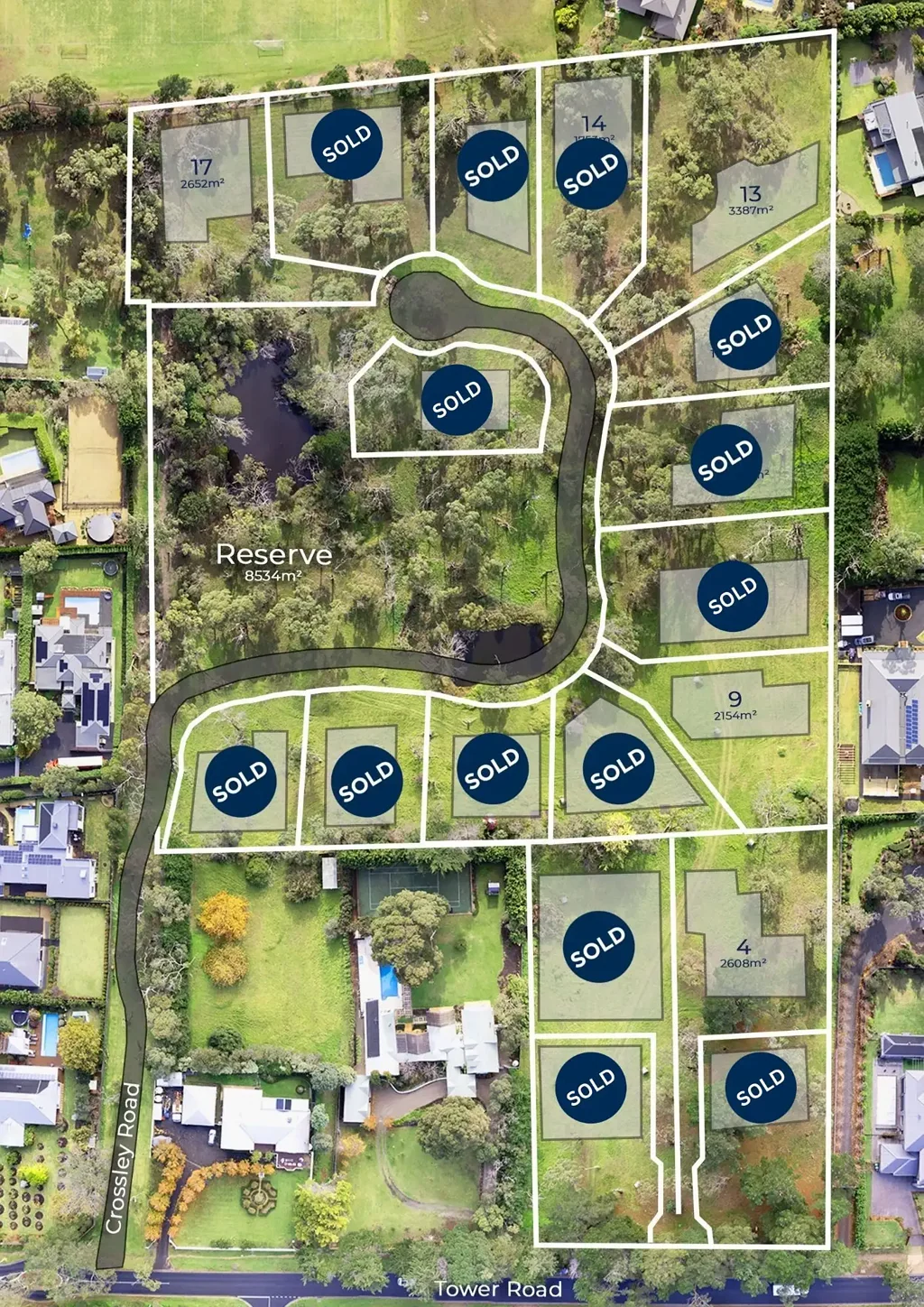 Mount Eliza 广阔地块 中心区域 成熟树木环绕 便捷生活圈 个性化建筑梦想家园 海滨生活 近在咫尺 交通便利 尊贵生活体验 WISTERIA FIELDS