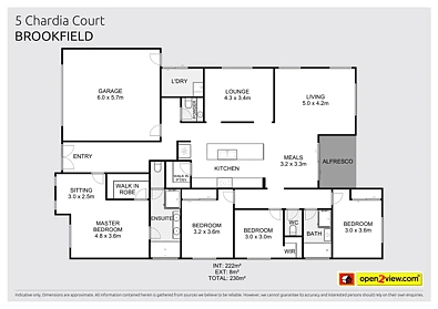 Plano ng Bahay - 5 Chardia Court, Brookfield, VIC 3338