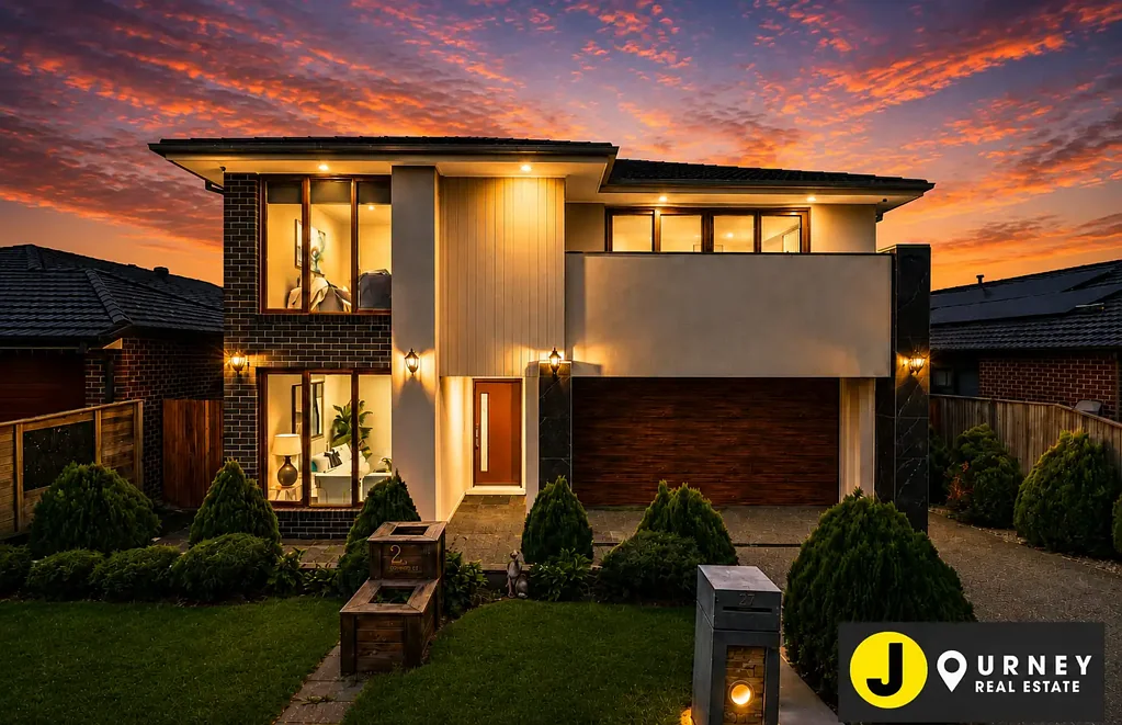 Berwick 5Kwarto Modern Family Entertainer in Prestigious Orchard Rise Estate, Berwick
4 Bed + Study/5th | 2 Living + Rumpus | Double Storey | 448sqm Land