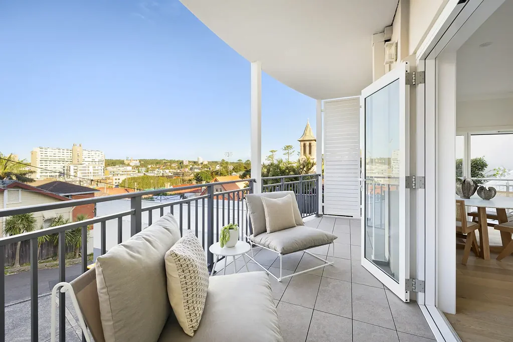 Manly 3침실 Designer apartment with elevated district and ocean views