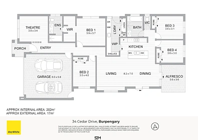 34 Cedar Drive, Burpengary, QLD 4505, 4 slaapkamers, 2 badkamers, House