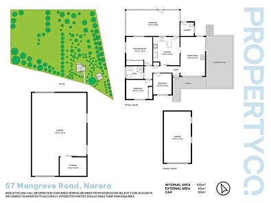 57 Mangrove Road, Narara, NSW 2250, 3房, 1浴, House