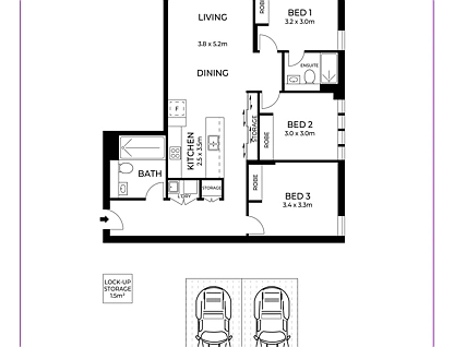 704/73-75 Norton Street, Ashfield, Inner West, 3 침실, 2 욕실, Unit