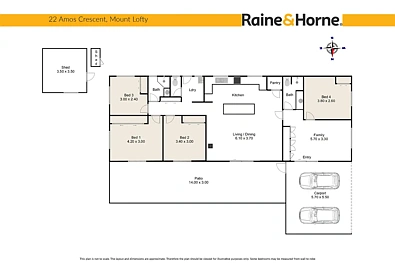 22 Amos Crescent, Mount Lofty, QLD 4350, 4 રૂમ, 2 બાથરૂમ, House