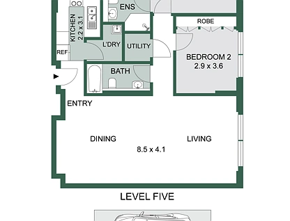 511/133 Goulburn Street, Surry Hills, Sydney CBD, 2 Schlafzimmer, 2 Badezimmer, Apartment