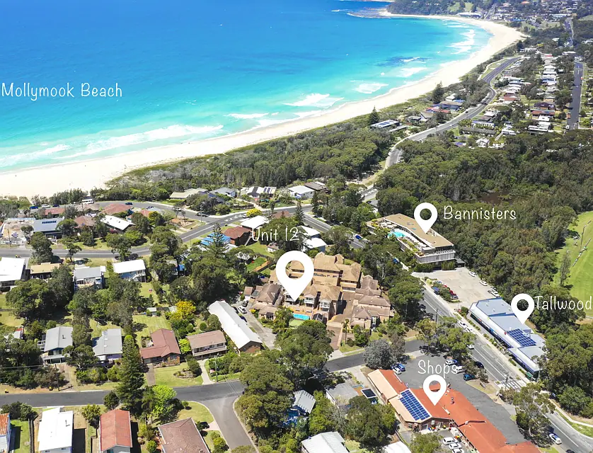 12/46 Jones Avenue, Mollymook Beach, South Coast, 2 ห้องนอน, 1 ห้องน้ำ, Apartment