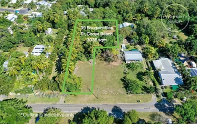 Cooya Beach COOYA BEACHFRONT RESIDENTIAL LAND @ 3035 SQM.