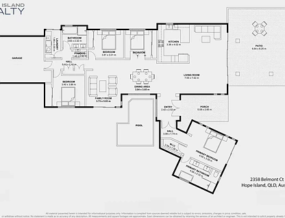 2358 Belmont Court East, Hope Island, Gold Coast, 4房, 2浴, House
