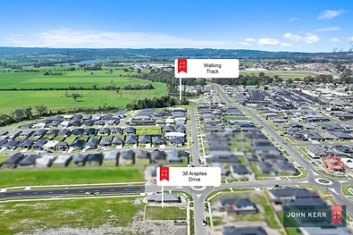 俯瞰图 - 38 Arapiles Drive, Moe, VIC 3825