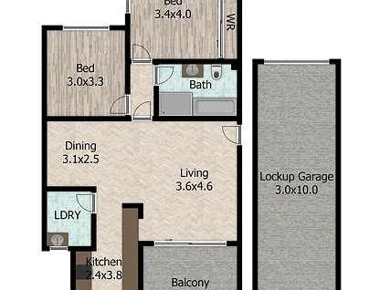 8/108-112 Stapleton Street, Pendle Hill, Parramatta (Northwest suburbs), 2 Kuwarto, 1 Banyo, Apartment
