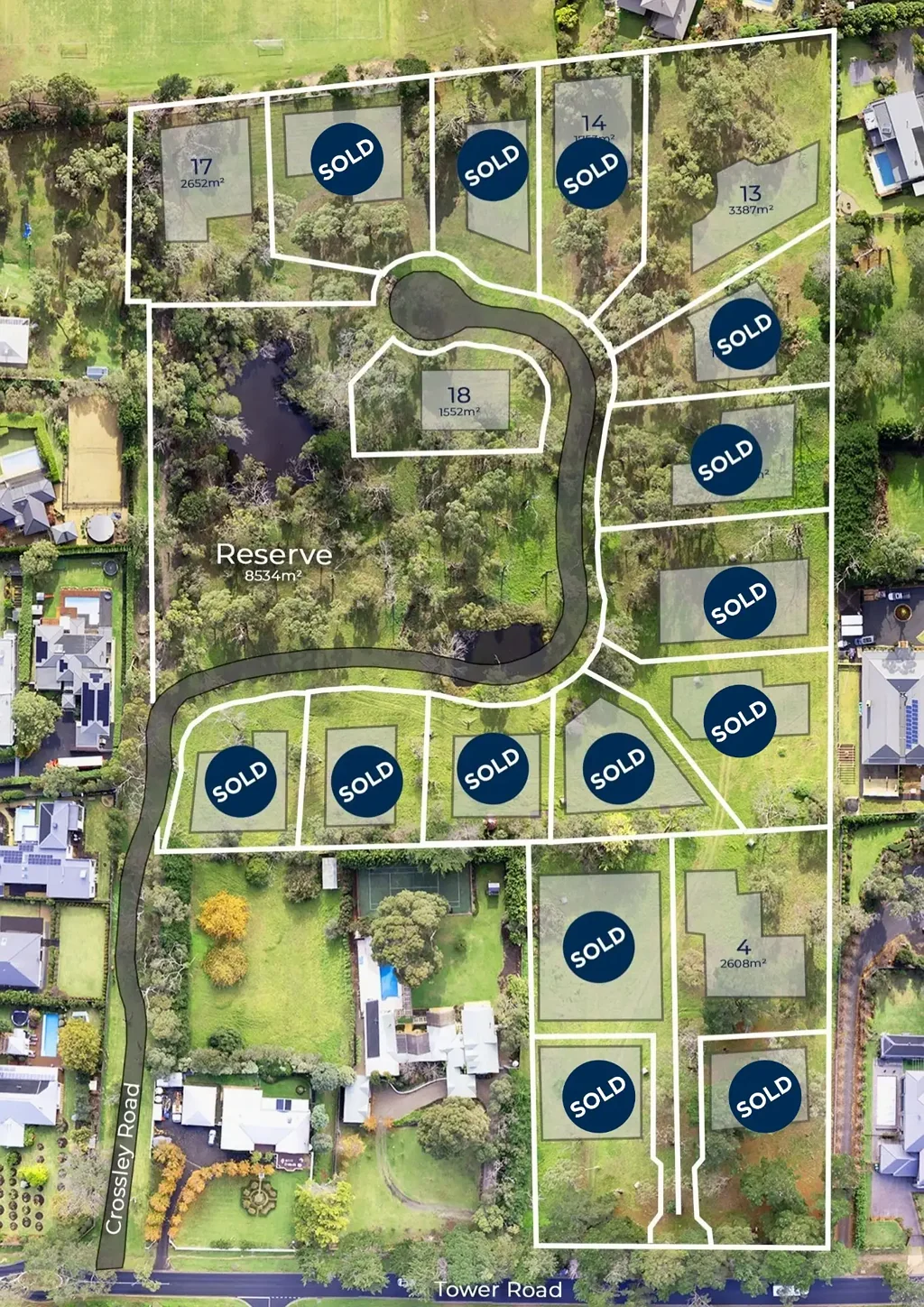 Mount Eliza 广阔地块 中心区域 成熟树木环绕 便捷生活圈 个性化建筑梦想家园 海滨生活 近在咫尺 交通便利 尊贵生活体验 WISTERIA FIELDS