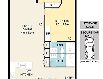 311/188 Macaulay Road, North Melbourne, Melbourne CBD, 2 ਕਮਰੇ, 2 ਬਾਥਰੂਮ, Apartment