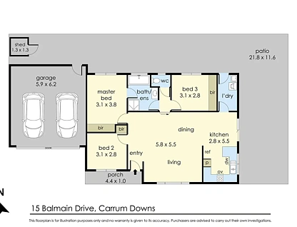 15/15 Balmain Drive, Carrum Downs, Mornington Peninsula, 3 ਕਮਰੇ, 1 ਬਾਥਰੂਮ, Unit