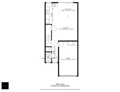 77 Chiefs Court, Hamilton East, Hamilton, Waikato, 3房, 1浴, 城市屋