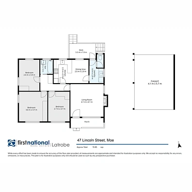 47 Lincoln Street, Moe, VIC 3825, 3 slaapkamers, 1 badkamers, House