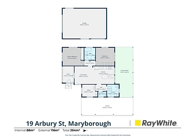 19 Arbury Street, Maryborough, QLD 4650, 3房, 1浴, House