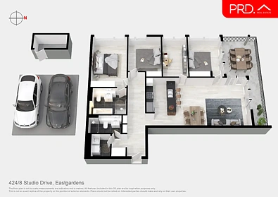 424/8 Studio Drive, Eastgardens, NSW 2036, 4房, 2浴, Apartment