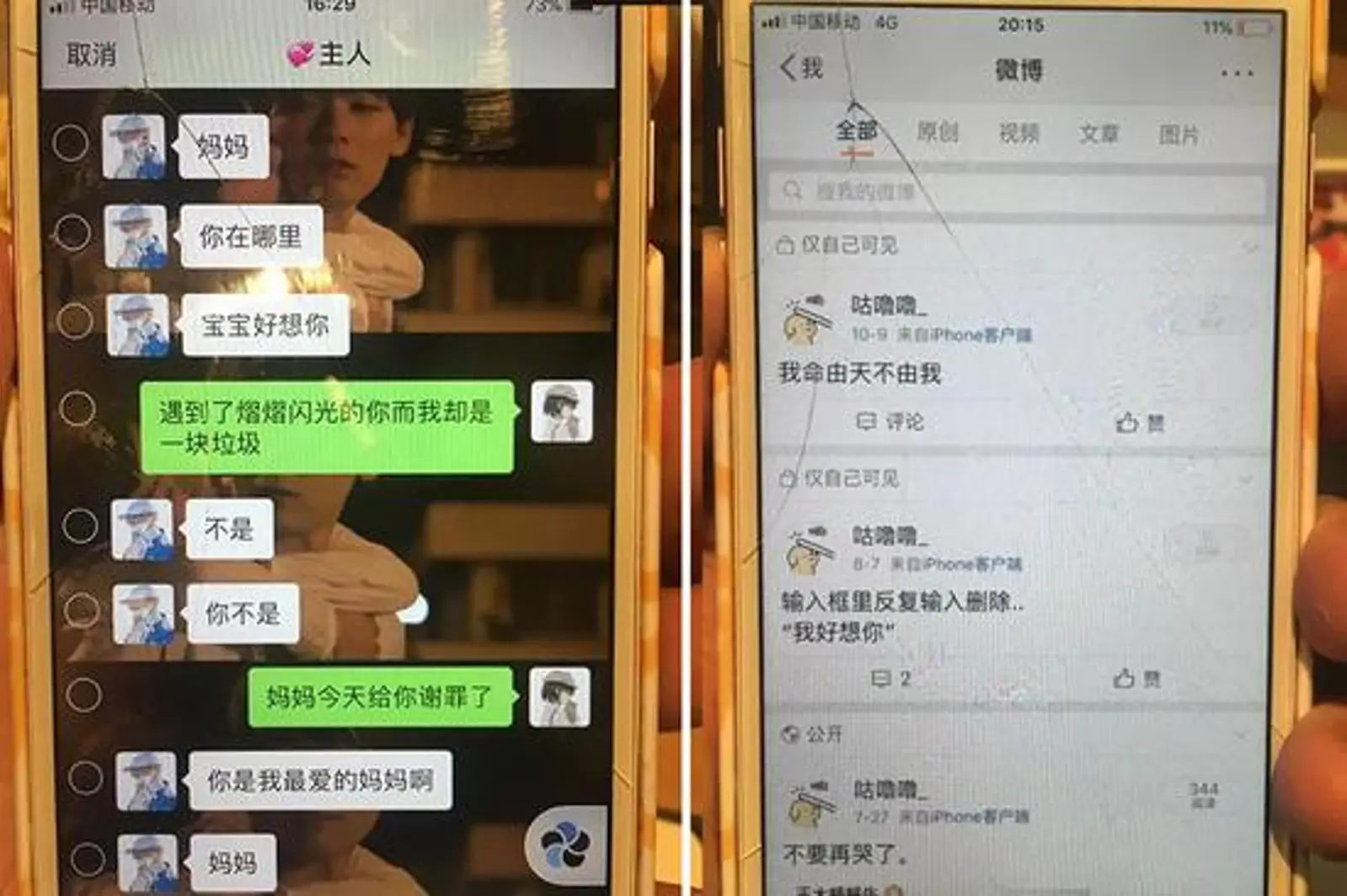 “不寒而栗”的爱情：北大自杀女生的聊天记录