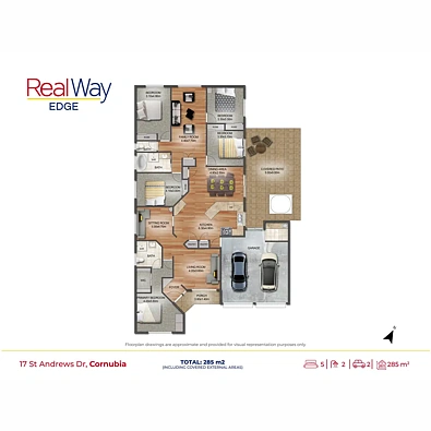 17 Saint Andrews Drive, Cornubia, QLD 4130, 5房, 2浴, House
