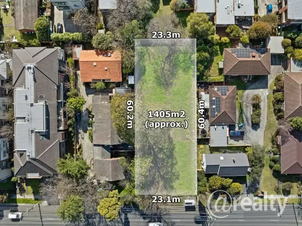 Croydon Central Croydon优越地段 1405平米广阔地块 现代化公寓规划 公交车站近邻 咖啡馆餐厅环绕 火车站便捷连接 Approved Planning Permit for 4-Storey Apartment Complex
