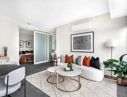 402M/201 Powlett Street, East Melbourne, Melbourne CBD, 1 ਕਮਰੇ, 1 ਬਾਥਰੂਮ, Apartment