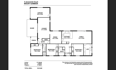 ਮੰਜ਼ਿਲ ਦੀ ਯੋਜਨਾ - 3 Jacaranda Court, Mount Gambier, SA 5290