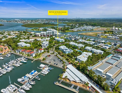 827/64-66 Sickle Avenue, Hope Island, Gold Coast, 3 침실, 2 욕실, Apartment