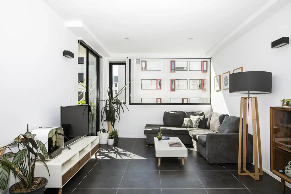 North-facing, one bedroom apartment