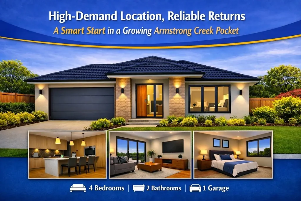 Armstrong Creek 4 Slaapkamer High‑Demand Location, Reliable Returns. A Smart Start in a Growing Armstrong Creek Pocket