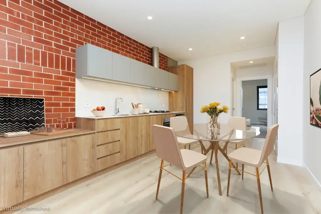 Contemporary apartment with generous balcony