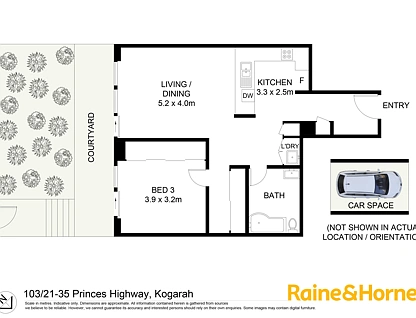 103/21-35 Princes Highway, Kogarah, St George, 1 Kuwarto, 1 Banyo, Unit