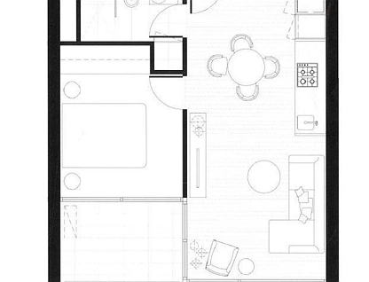 601/33 Blackwood Street, North Melbourne, Melbourne CBD, 1 ਕਮਰੇ, 1 ਬਾਥਰੂਮ, Apartment