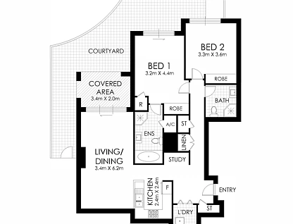 204/16 Lusty Street, Wolli Creek, South Western Suburbs, 2房, 2浴, Apartment