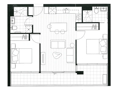 706/2-6 Railway Road, Cheltenham, Bayside, 2 ห้องนอน, 2 ห้องน้ำ, Apartment