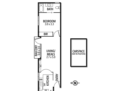 4/4 Powell Street, South Yarra, Inner East Melbourne, 1 Kuwarto, 1 Banyo, Apartment