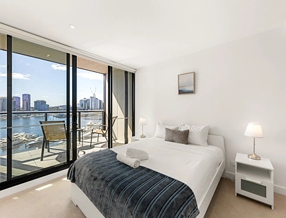 906/915 Collins Street, Docklands, Melbourne CBD, 2 غرف, 2 حمامات, Apartment
