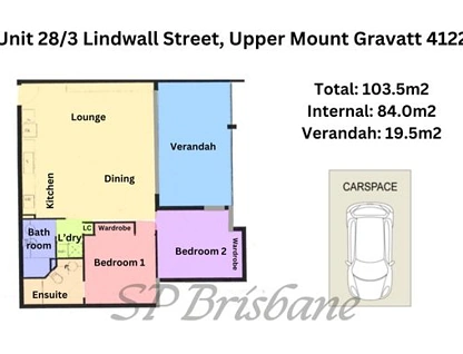 28/3 Lindwall Street, Upper Mount Gravatt, Brisbane - Southern Region, 2 રૂમ, 2 બાથરૂમ, Apartment