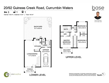 20/92 Guineas Creek Road, Currumbin Waters, Gold Coast, 3 habitaciones, 1 baños, Townhouse