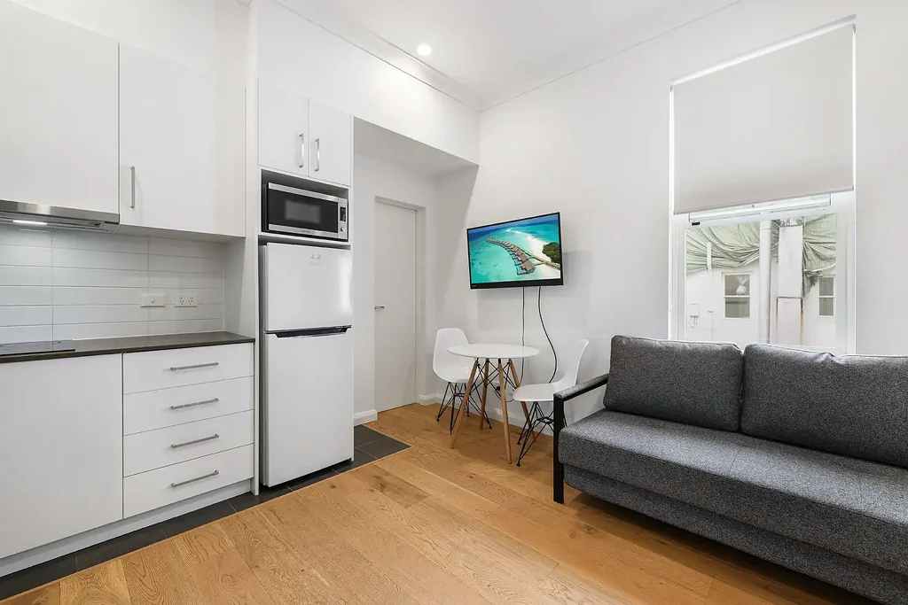 Unfurnished studio apartment directly opposite Bondi Beach