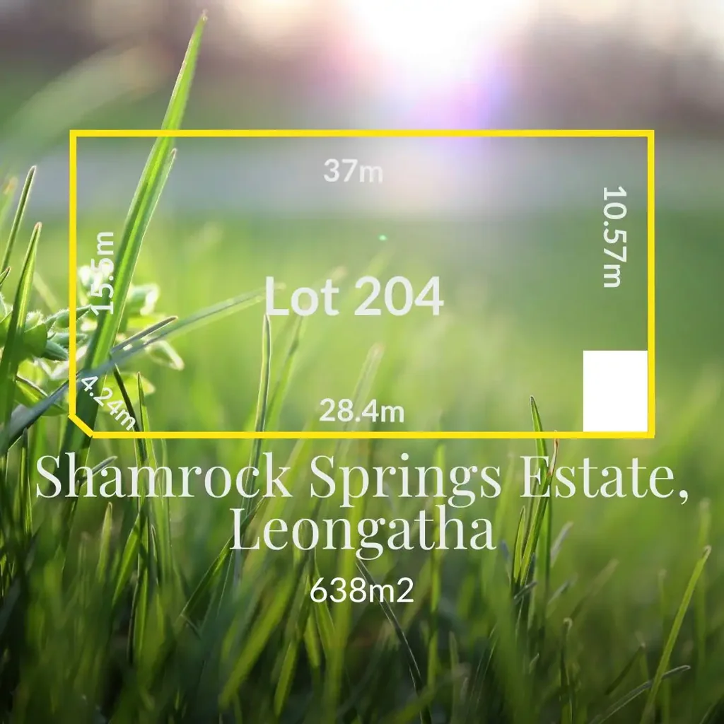 Leongatha SHAMROCK SPRINGS - STAGE 1B NOW SELLING