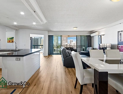 1506/5 Palm Avenue, Surfers Paradise, Gold Coast, 3 ห้องนอน, 2 ห้องน้ำ, Apartment