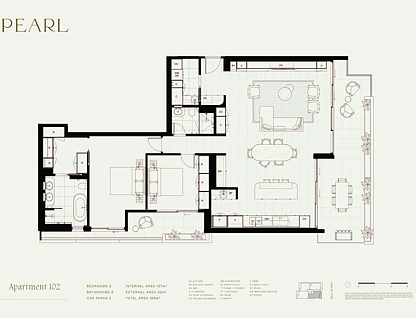 102/50-52 Well Street, Brighton, Bayside, 2 침실, 2 욕실, Apartment