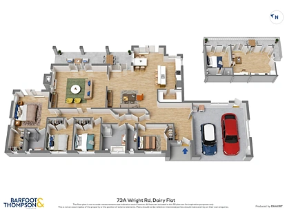 73A Wright Road, Dairy Flat, Rodney, Auckland, 5房, 3浴, 乡村别墅