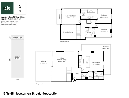 12/16-18 Newcomen Street, Newcastle, Newcastle, 3 Bedrooms, 2 Bathrooms, Apartment