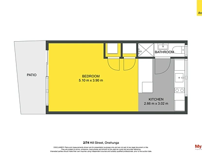 2/74 Hill Street, Onehunga, Auckland City, Auckland, 1房, 1浴, 独立屋